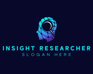 Brain Research Scientist logo design