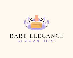 Elegant Cake Bakery logo design