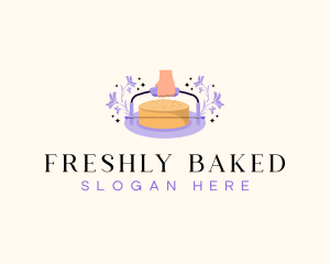 Elegant Cake Bakery logo design