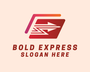 Arrow Box Express logo design