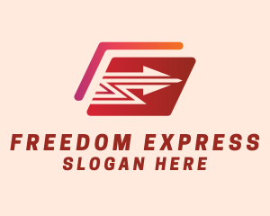 Arrow Box Express logo design