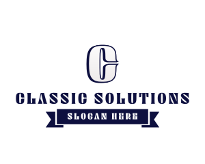 Classic Banner Professional Company logo design