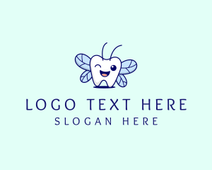 Smiling Tooth Fairy logo design