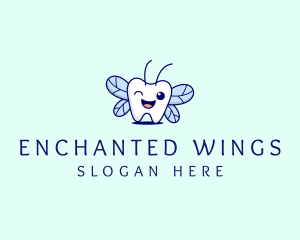 Smiling Tooth Fairy logo