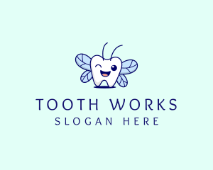 Smiling Tooth Fairy logo