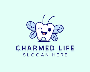 Smiling Tooth Fairy logo