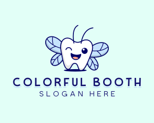 Smiling Tooth Fairy logo design