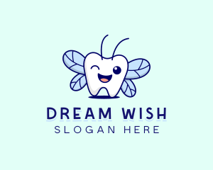 Smiling Tooth Fairy logo design