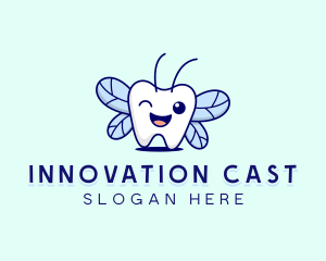 Smiling Tooth Fairy logo design