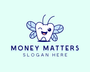 Smiling Tooth Fairy logo design