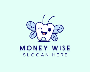 Smiling Tooth Fairy logo design