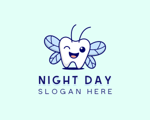 Smiling Tooth Fairy logo design