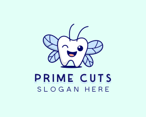 Smiling Tooth Fairy logo design