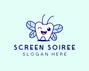 Smiling Tooth Fairy logo design