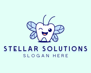 Smiling Tooth Fairy logo design