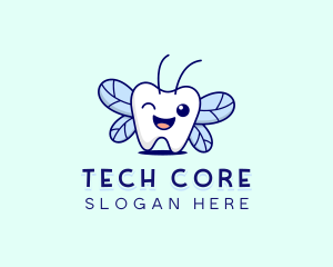 Smiling Tooth Fairy logo design