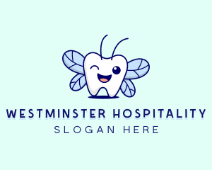 Smiling Tooth Fairy logo design