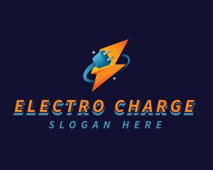 Lightning Plug Energy logo design