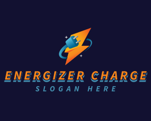 Lightning Plug Energy logo design