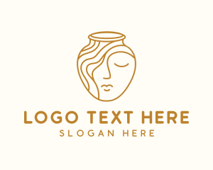 Woman Vase Ceramic logo