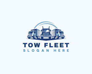 Cargo Truck Forwarding logo design