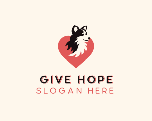 Dog Canine Heart Logo