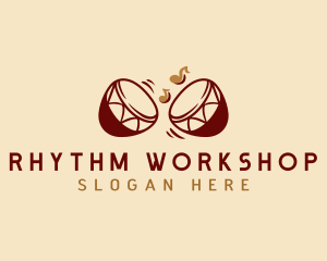 Tribal Drum Percussion logo