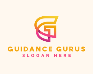 Gradient Tech Software App  logo design