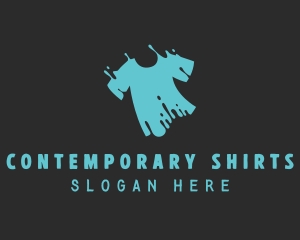 T-shirt Clean Laundry logo design