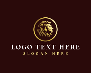 Majestic Luxury Lion  Logo