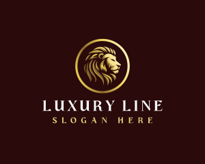 Majestic Luxury Lion  logo design