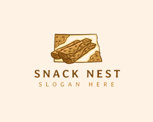 North Dakota Lefse Food logo design