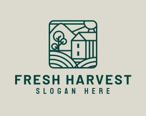 Rustic Agriculture Farmhouse logo design