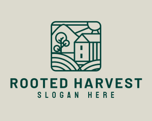 Rustic Agriculture Farmhouse logo design