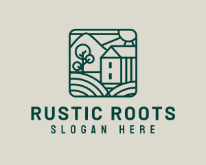 Rustic Agriculture Farmhouse logo