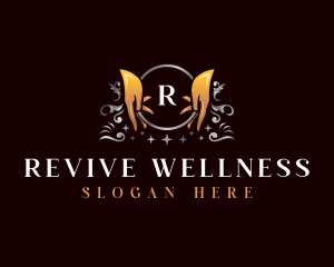 Beauty Hand Wellness logo design