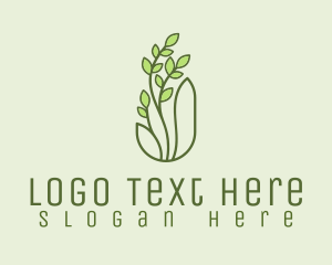 Organic Wellness Plant  Logo