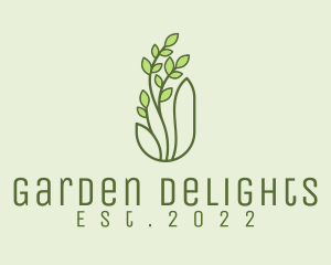 Organic Wellness Plant  logo design