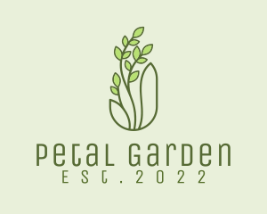 Organic Wellness Plant  logo design