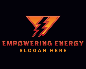 Lightning Voltage Generator logo design