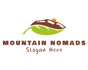 Mountain Leaf Travel logo design