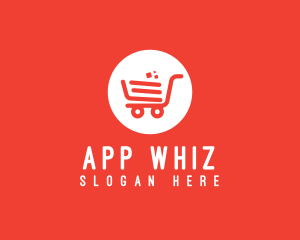 Shopping Cart App logo design