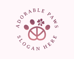 Pet Paw Peace logo design