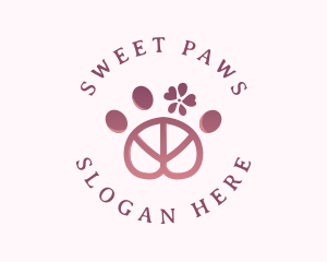 Pet Paw Peace logo design