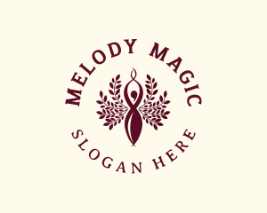 Lady Meditation Tree logo