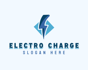 Thunder Electricity Bolt logo design