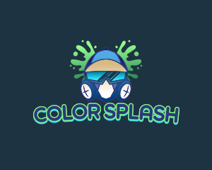 Graffiti Artist Splash logo design