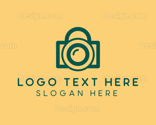 Padlock Camera Photography Logo