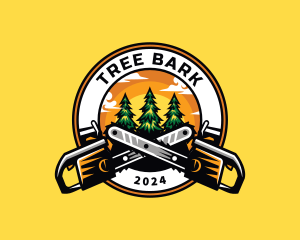 Chainsaw Woodcutting Lumberjack  logo