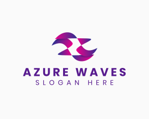 Wave App Technology logo design